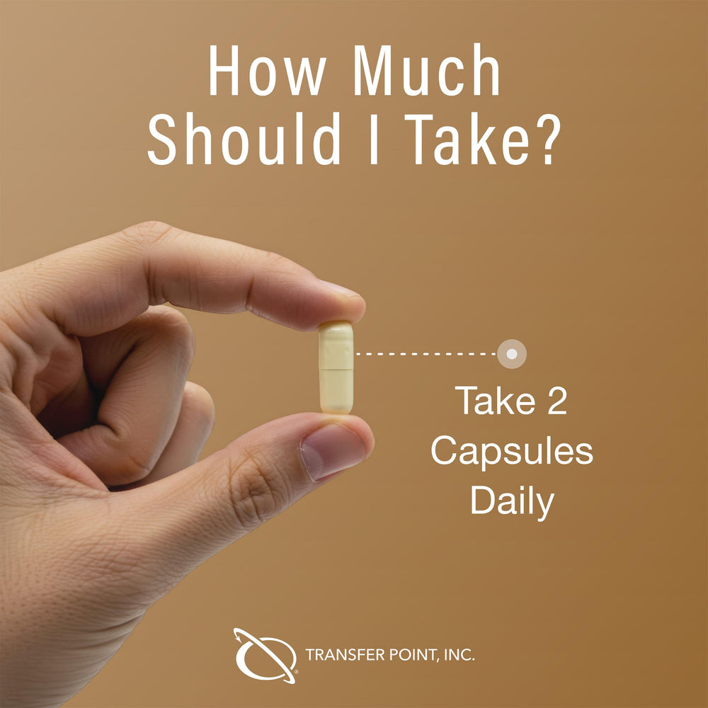 Capsule ready to take or mix with food from Transfer Point