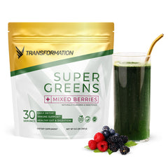 Packaging of Transformation Super Greens powder