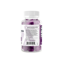 TransformHQ Ashwagandha Gummies bottle label highlighting 60 gummies