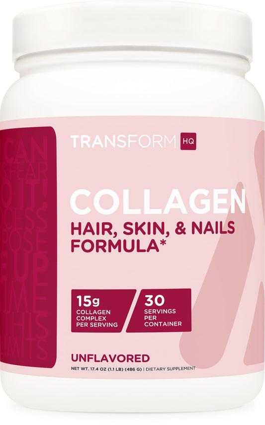 TransformHQ Beauty Collagen bottle - 30 servings (unflavored)