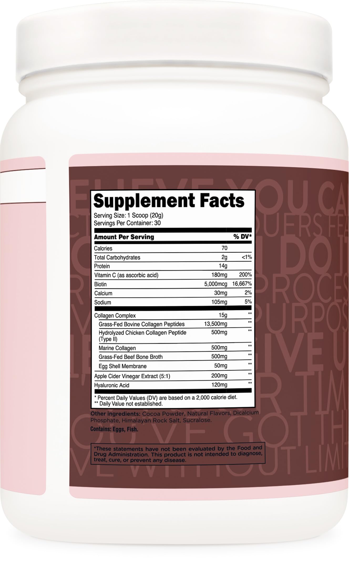 Hair, skin and nails benefits from TransformHQ Beauty Collagen