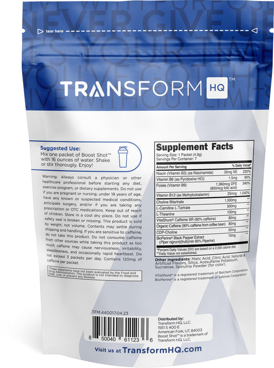 TransformHQ Boost Shot Blue Raspberry 7-pack back view