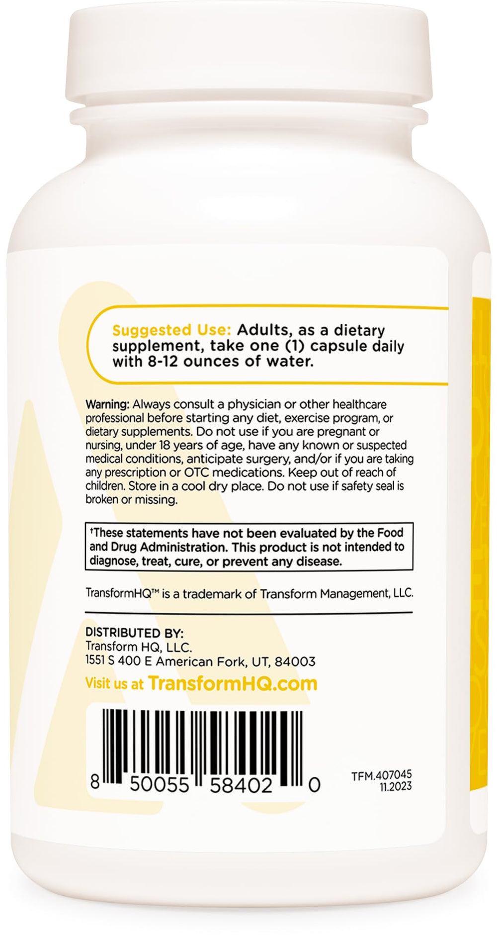 Highlighted list of enzymes included in TransformHQ Digestive Enzymes (16 enzymes)