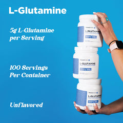 TransformHQ L-Glutamine Powder 500g label