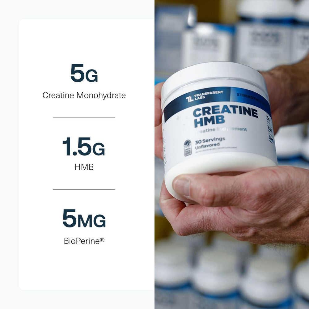 Nutrition facts for Creatine HMB
