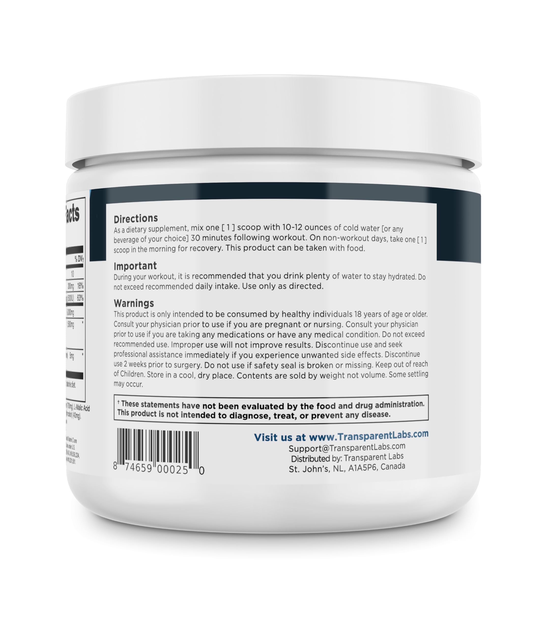 Serving scoop with Creatine HMB powder