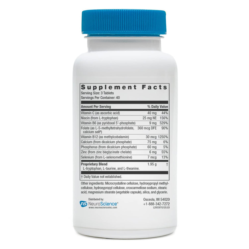 Assorted capsules with calm lifestyle background
