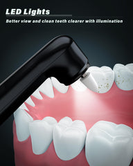 Travel-ready teeth polisher kit with charging cable