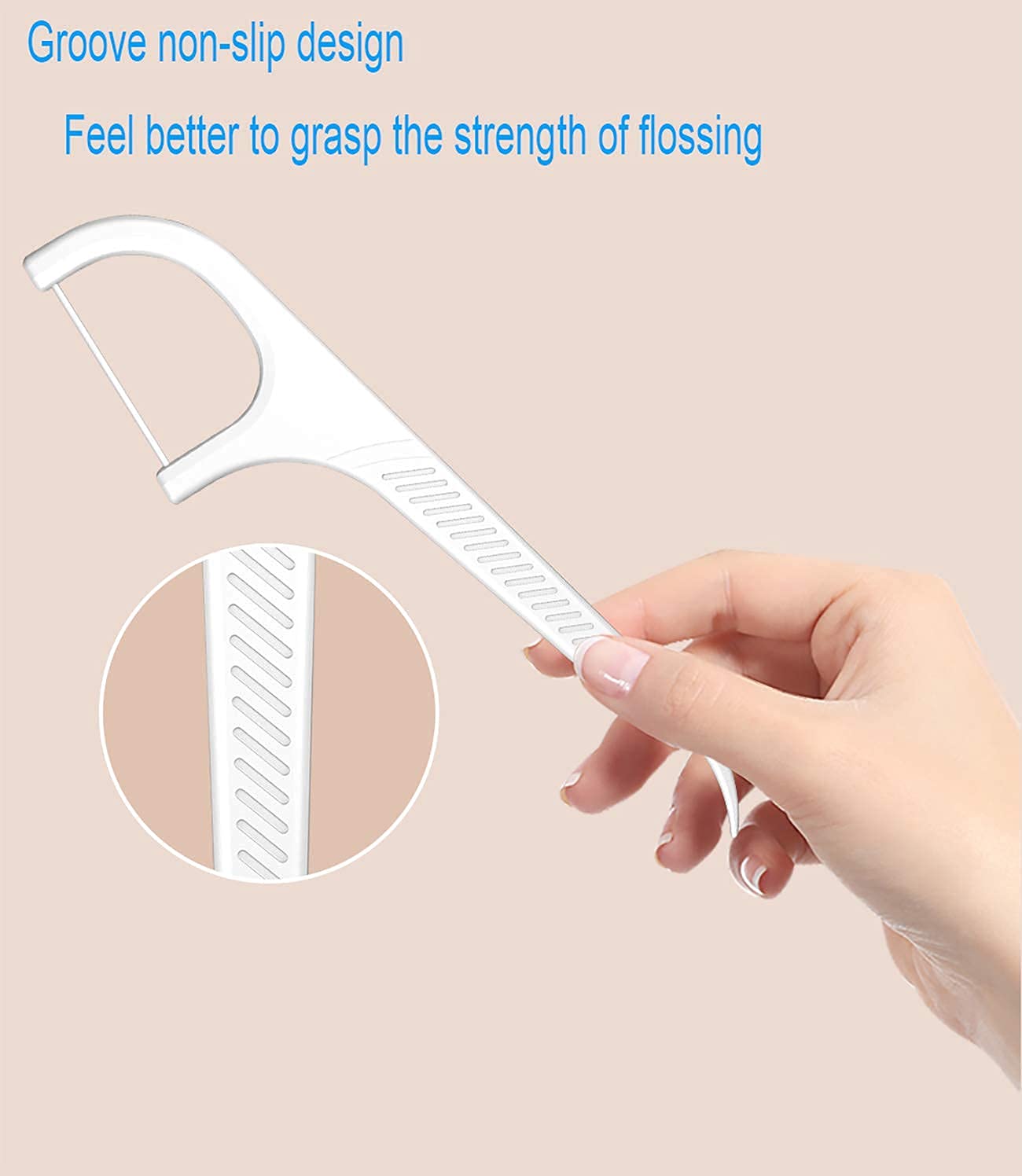 Travel-friendly flossing setup in a hotel room