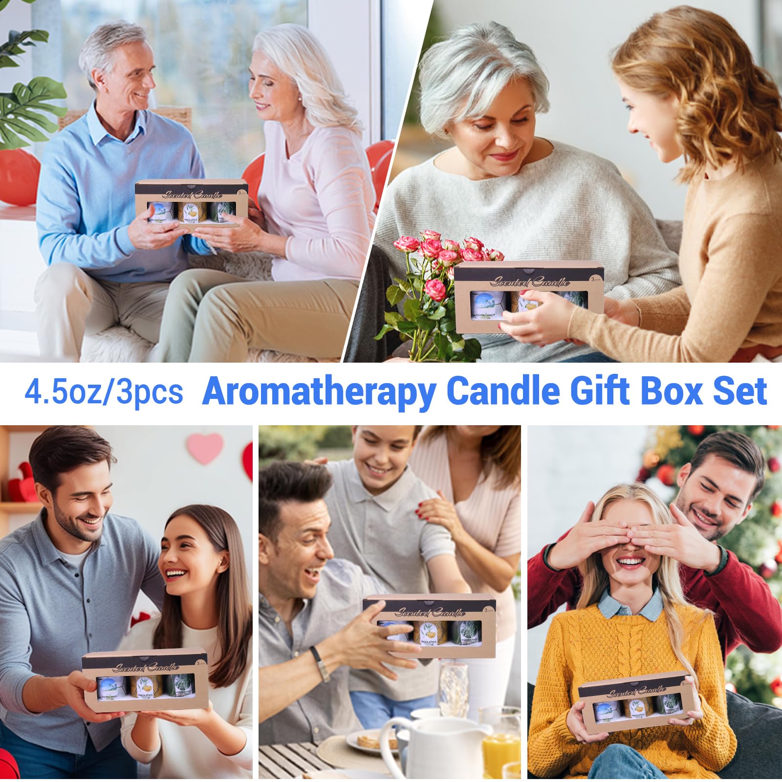 Travel-friendly candle packaging for home or on-the-go