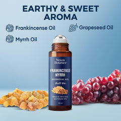 Travel-friendly Frankincense & Myrrh roll-on 10ml