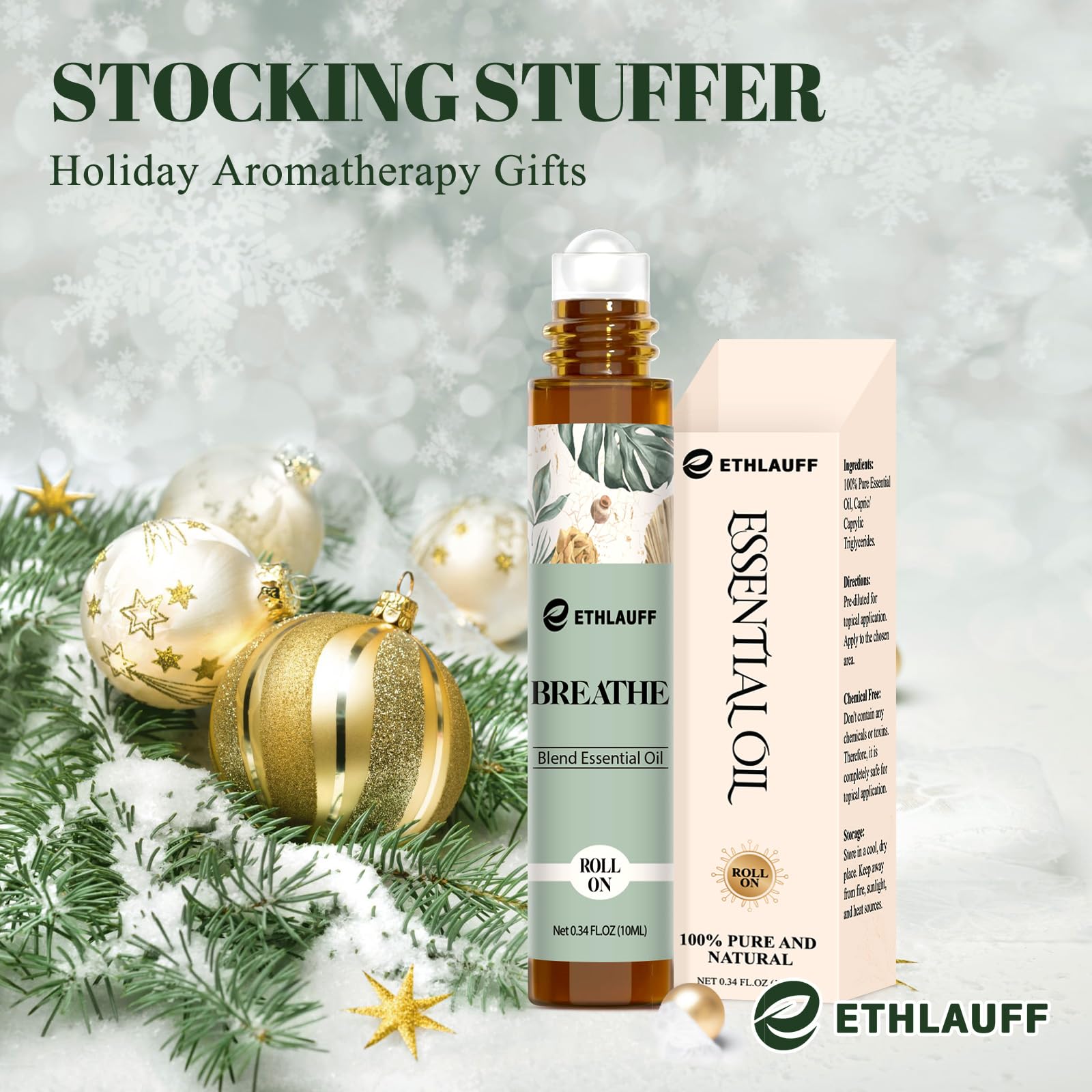 Travel-friendly essential oil rollerball