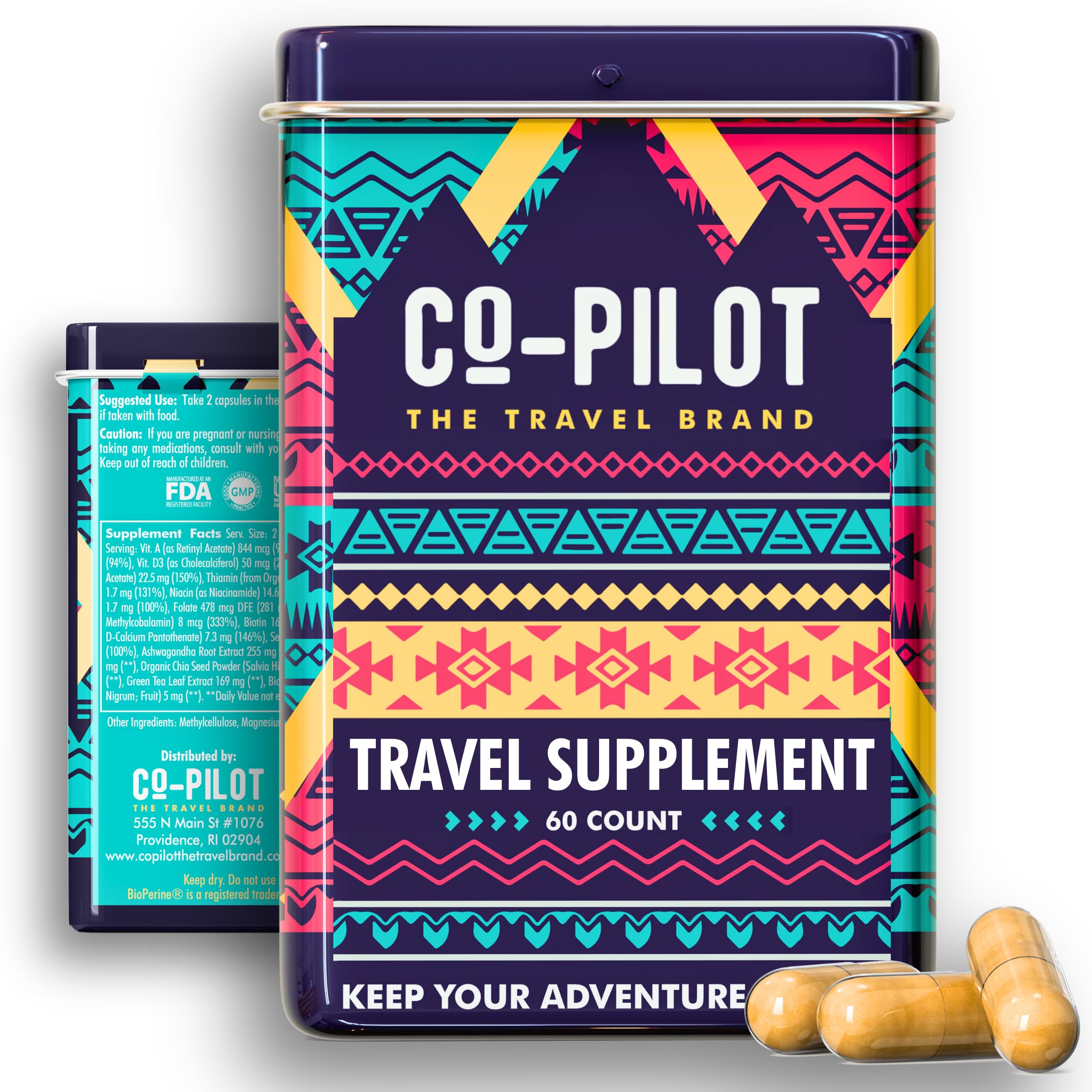 Jet lag travel supplement