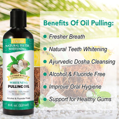 Travel-friendly leak-proof packaging for coconut oil mouthwash