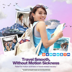 Travel-friendly bottle for nausea relief