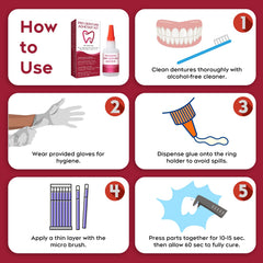 Leak-proof travel seal for denture glue packaging
