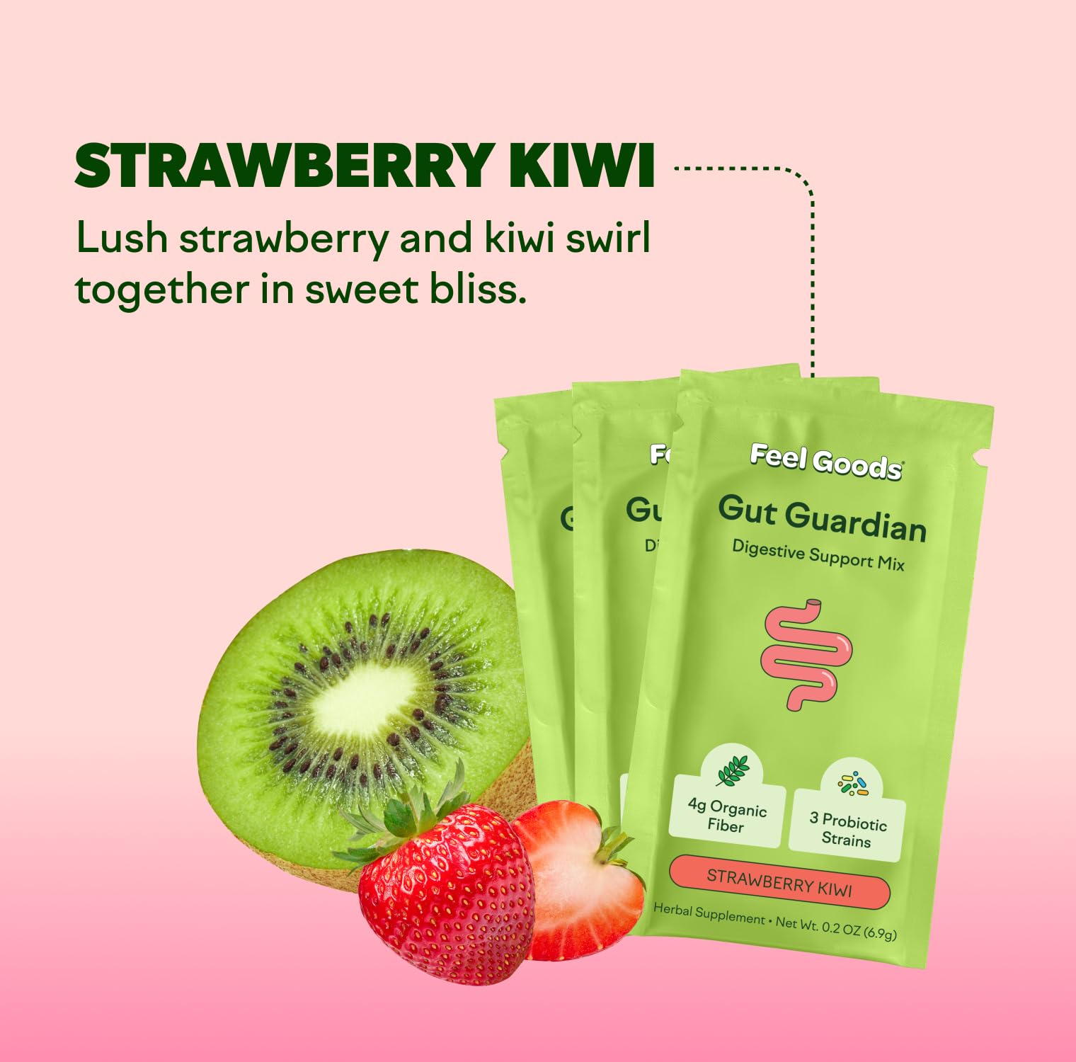 Travel-ready Gut Guardian packets for on-the-go use