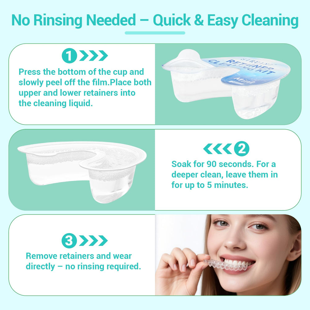 Eco-friendly PET packaging for retainer cleaner
