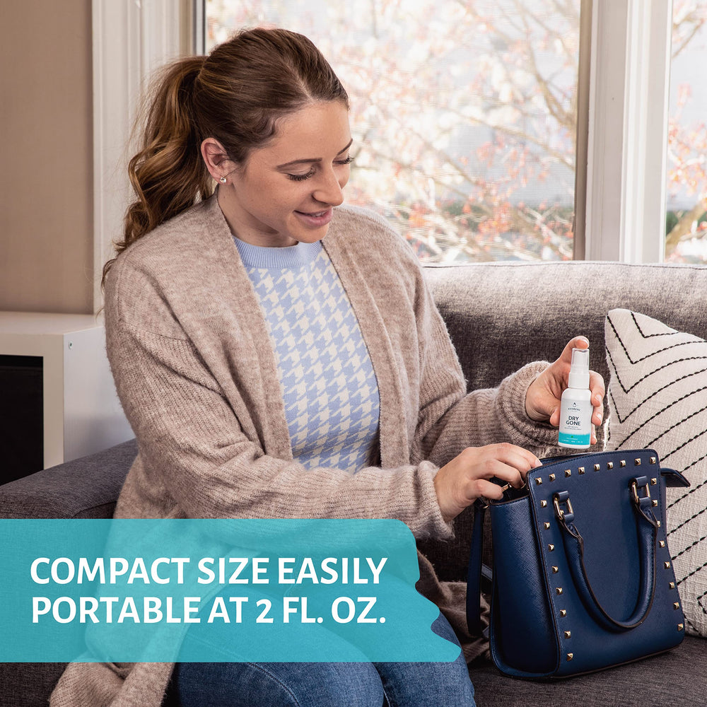 Travel-size 2 oz dry mouth spray for on-the-go use