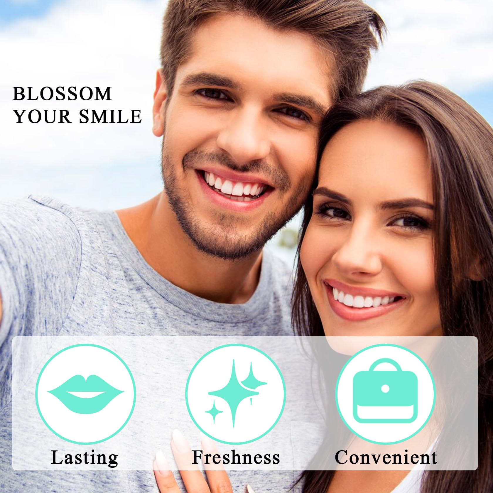 60 pack mouthwash sachets for easy use on the go