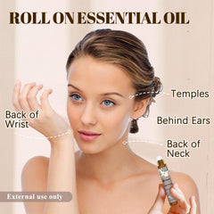 Travel-friendly compact essential oil rollerball
