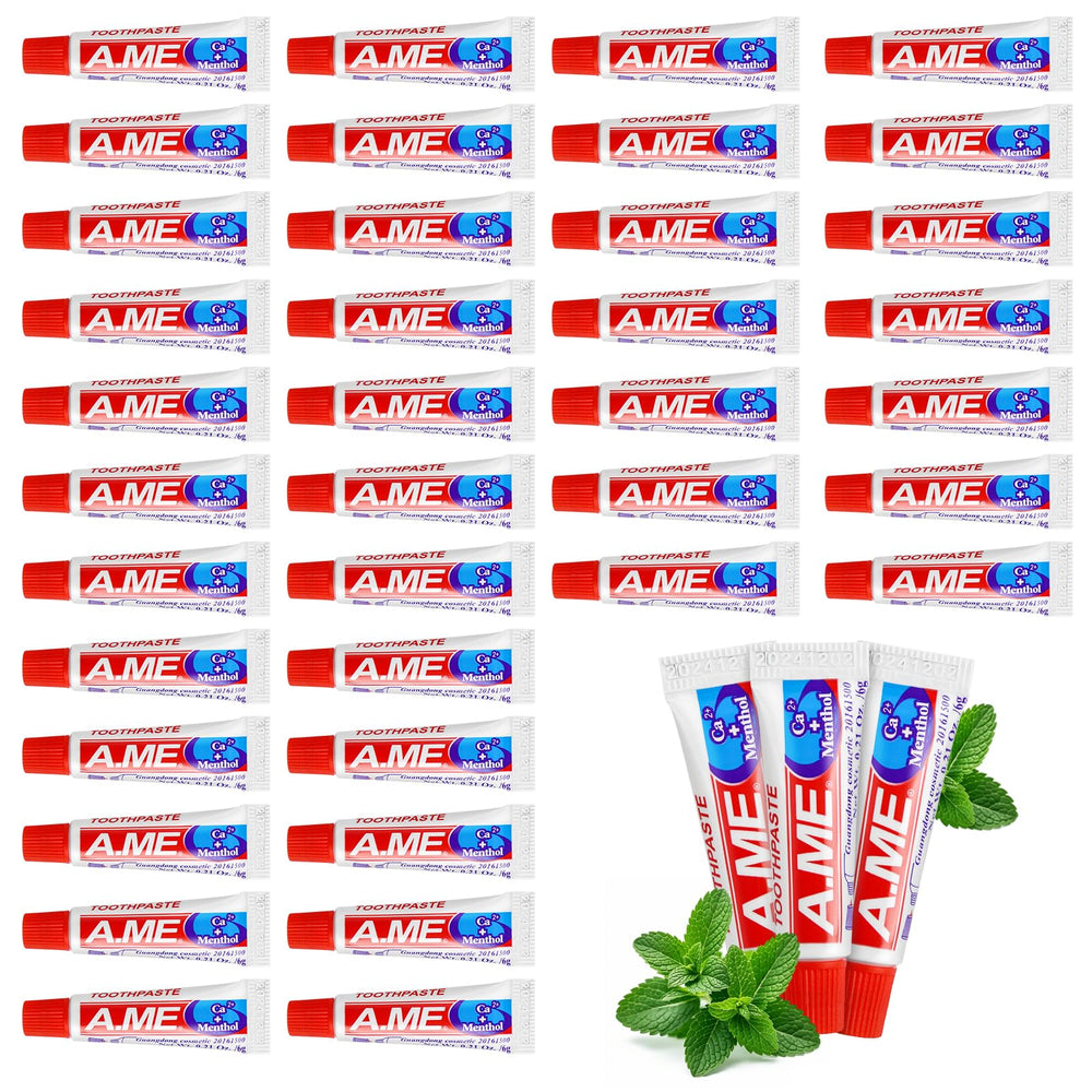Bulk 200-pack travel size toothpaste display