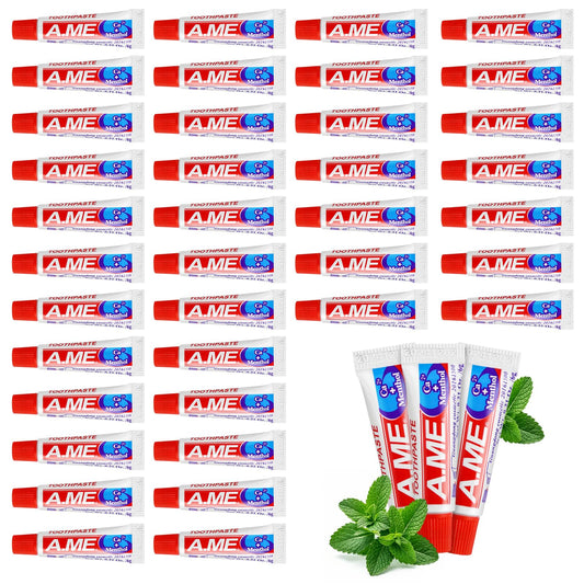 Bulk 200-pack travel size toothpaste display