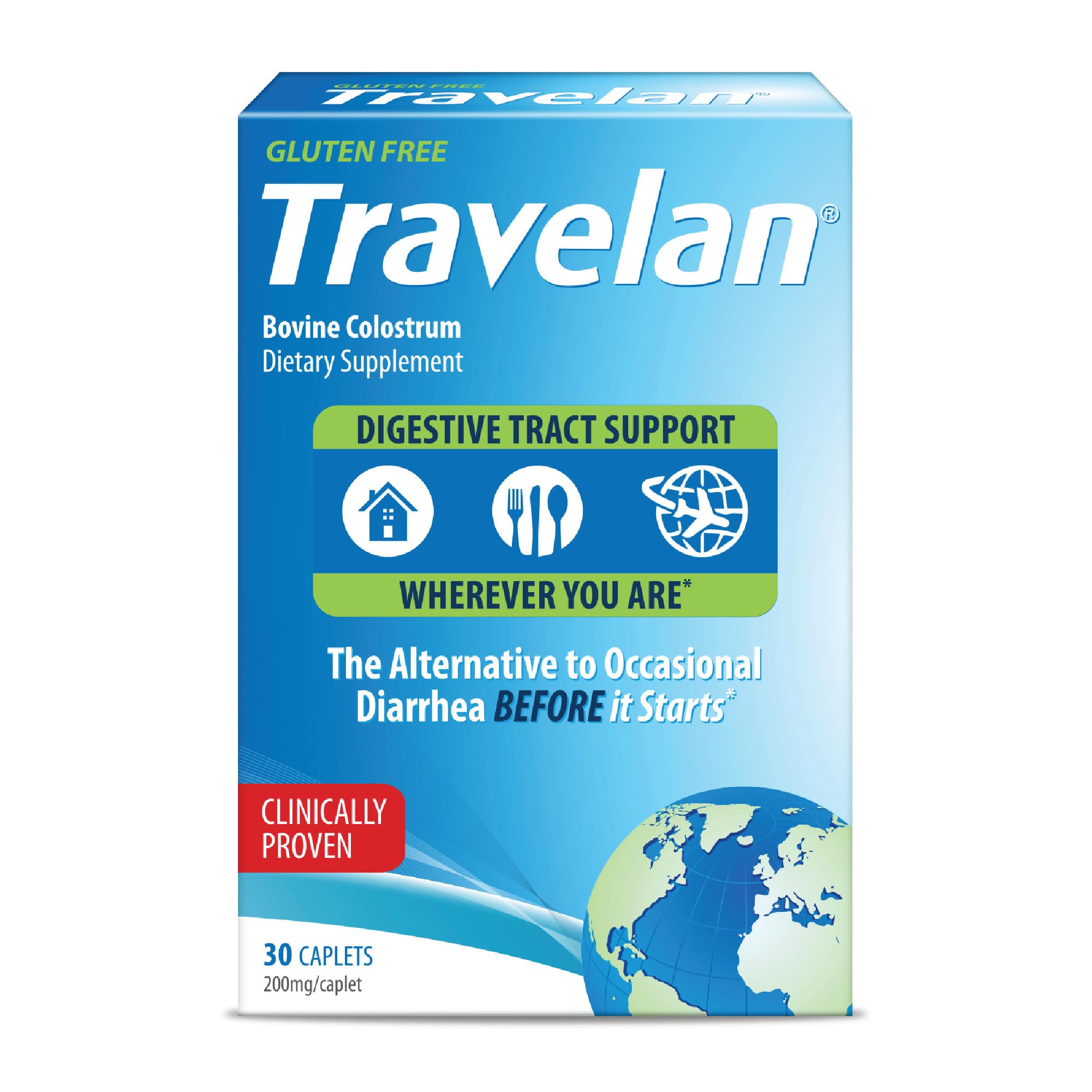 Travelan bottle-pour demonstrates pre-meal protection against traveler’s diarrhea for on-the-go travelers.