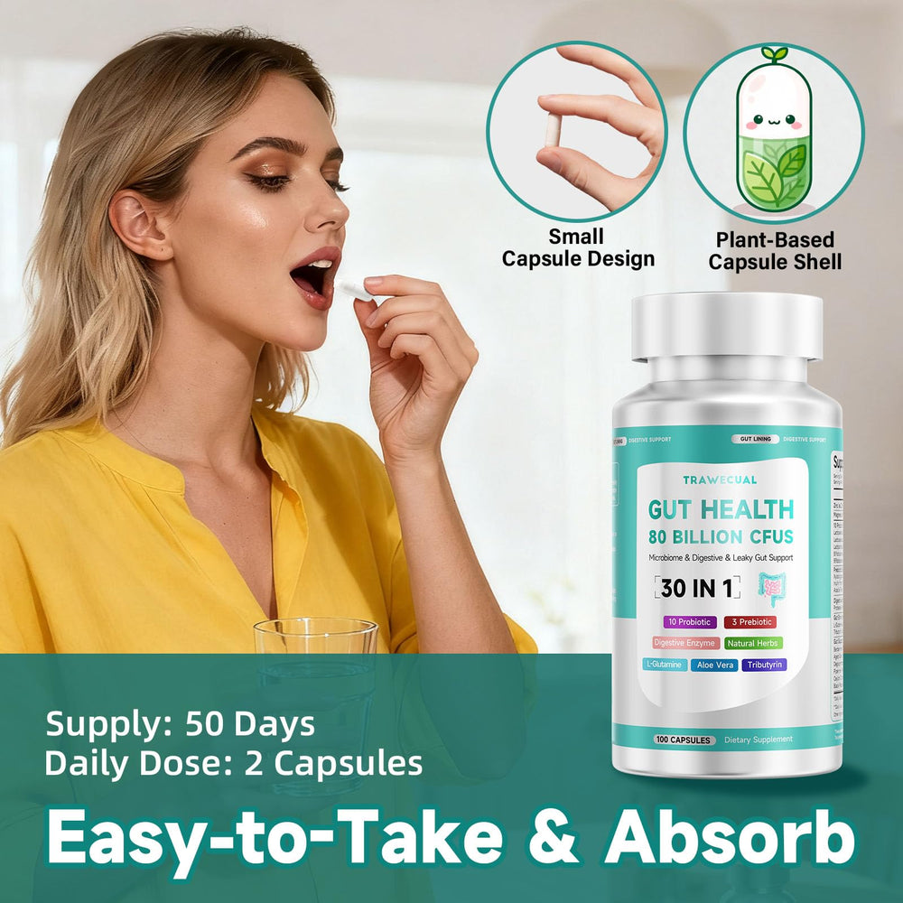 Two capsules representing daily serving