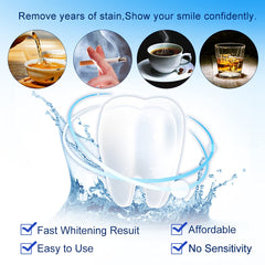 Tray and whitening light designed to work together