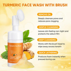 Treeroot brush helps exfoliate while cleansing for smoother skin.