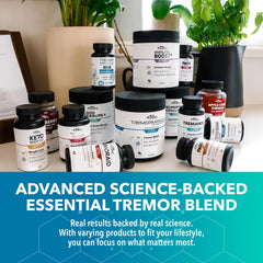 Tremanol packaging and bottle on display