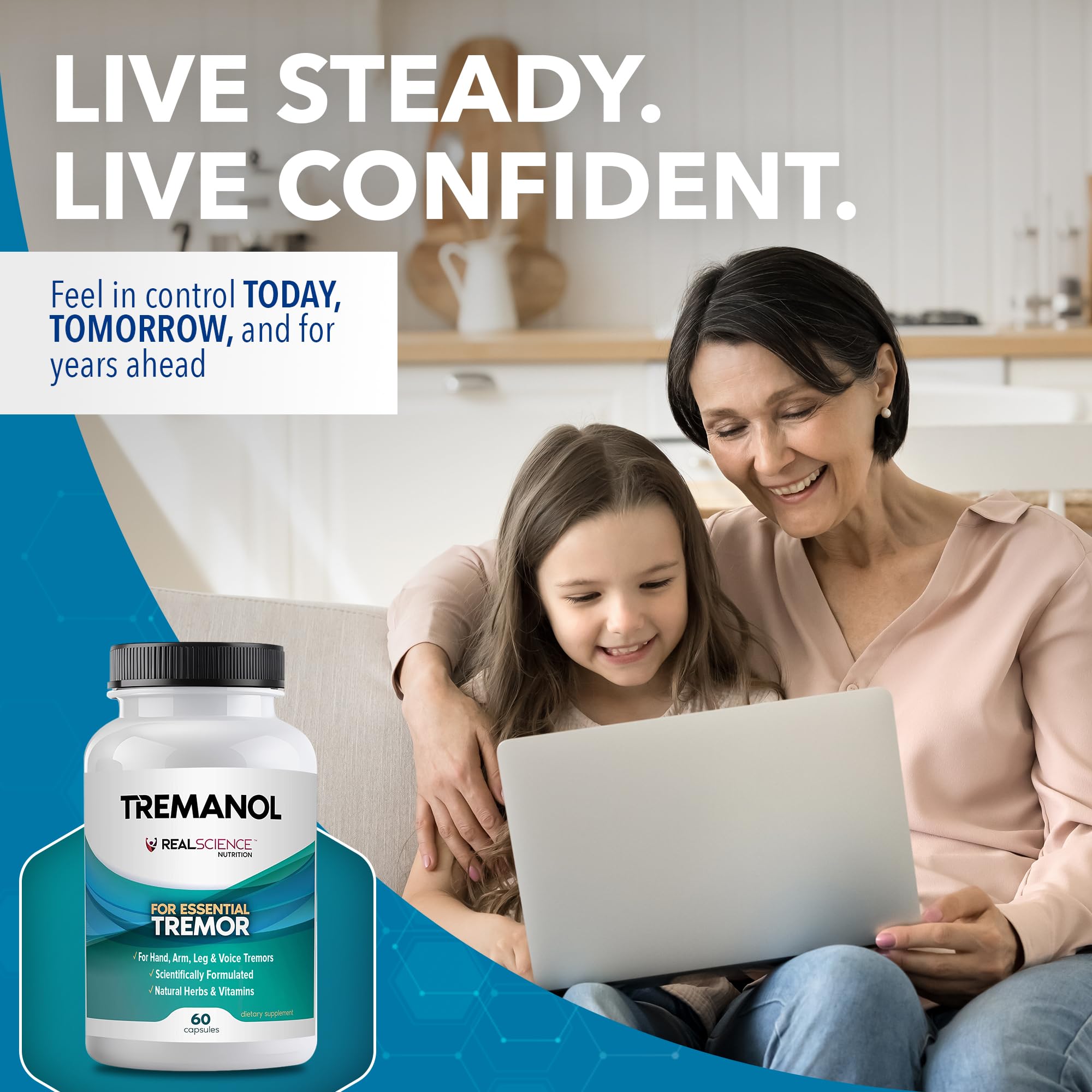 Passionflower and skullcap herbs blended into Tremanol