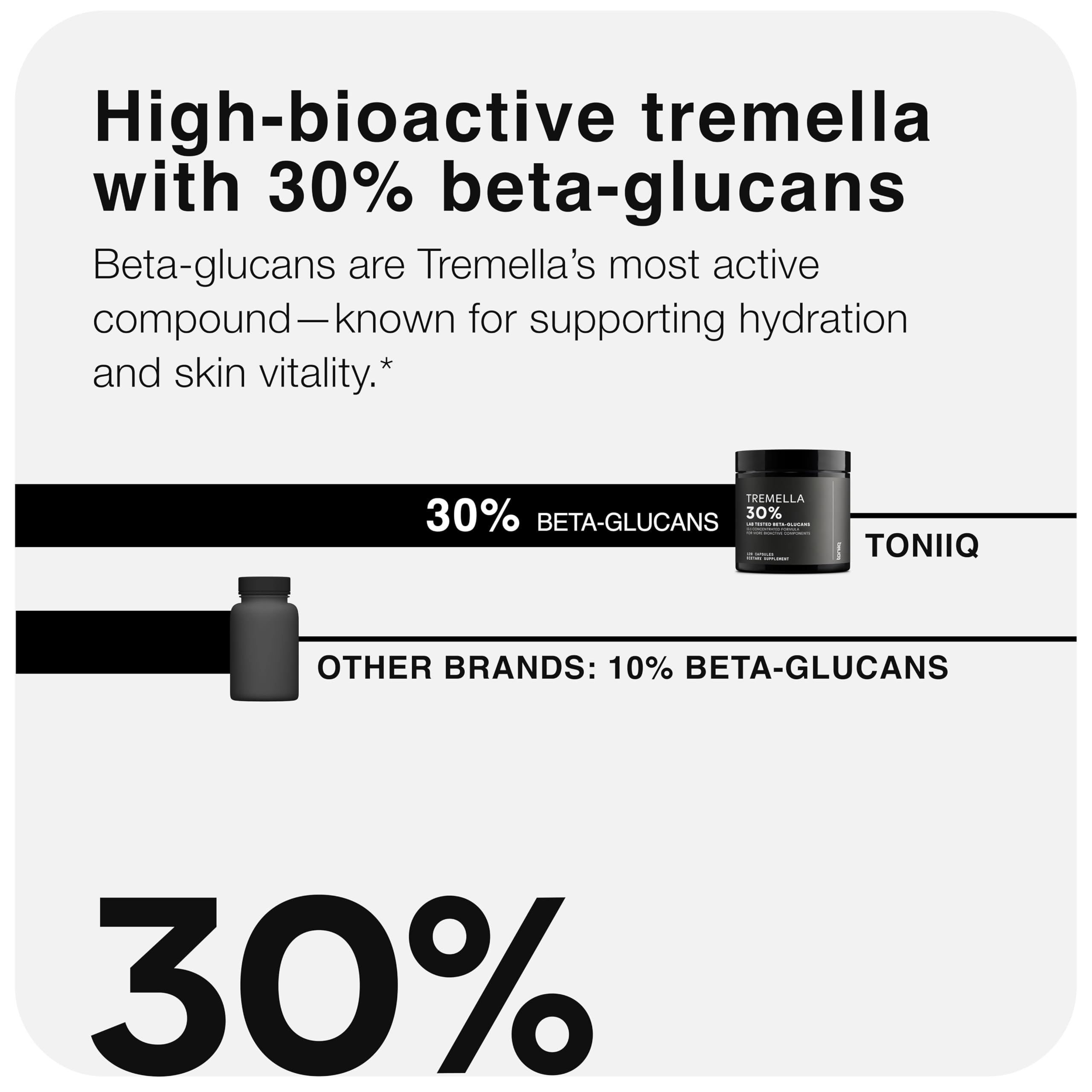 Quality and purity test batch results for Tremella supplement