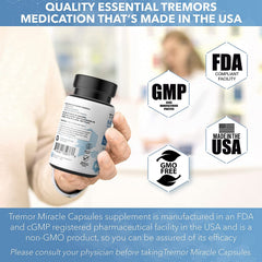 USA-made emblem for Tremor Miracle Capsules