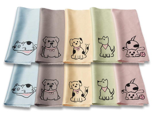 TreVee microfiber cleaning cloths pack front view