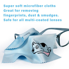 Cloth wiping a smartphone screen