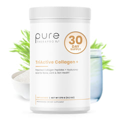Front view of Pure Therapro Rx TriActive Collagen Plus packaging