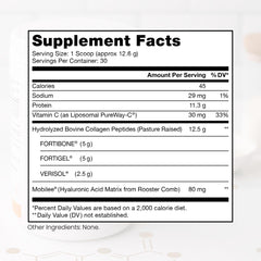 Serving scoop with TriActive Collagen Plus powder