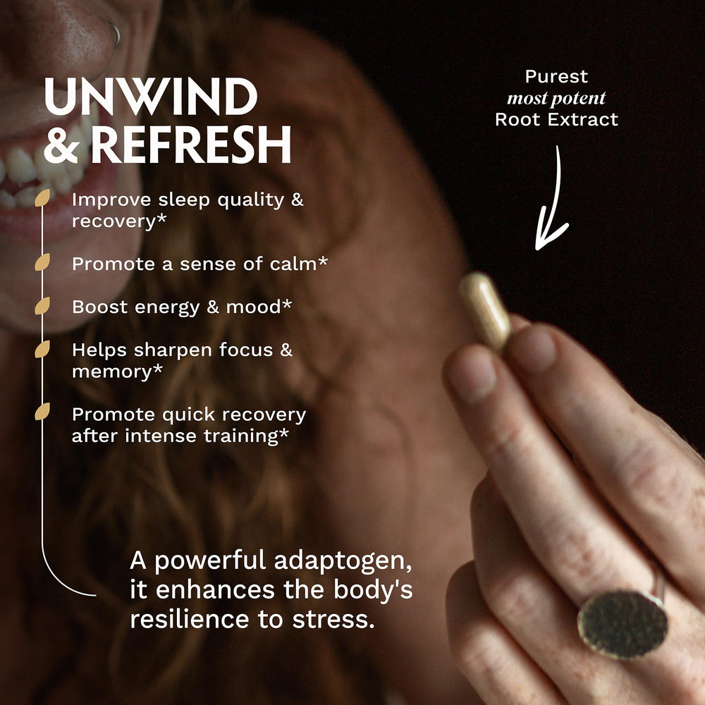 Informational graphic about cognitive support, mood, and energy from KSM-66