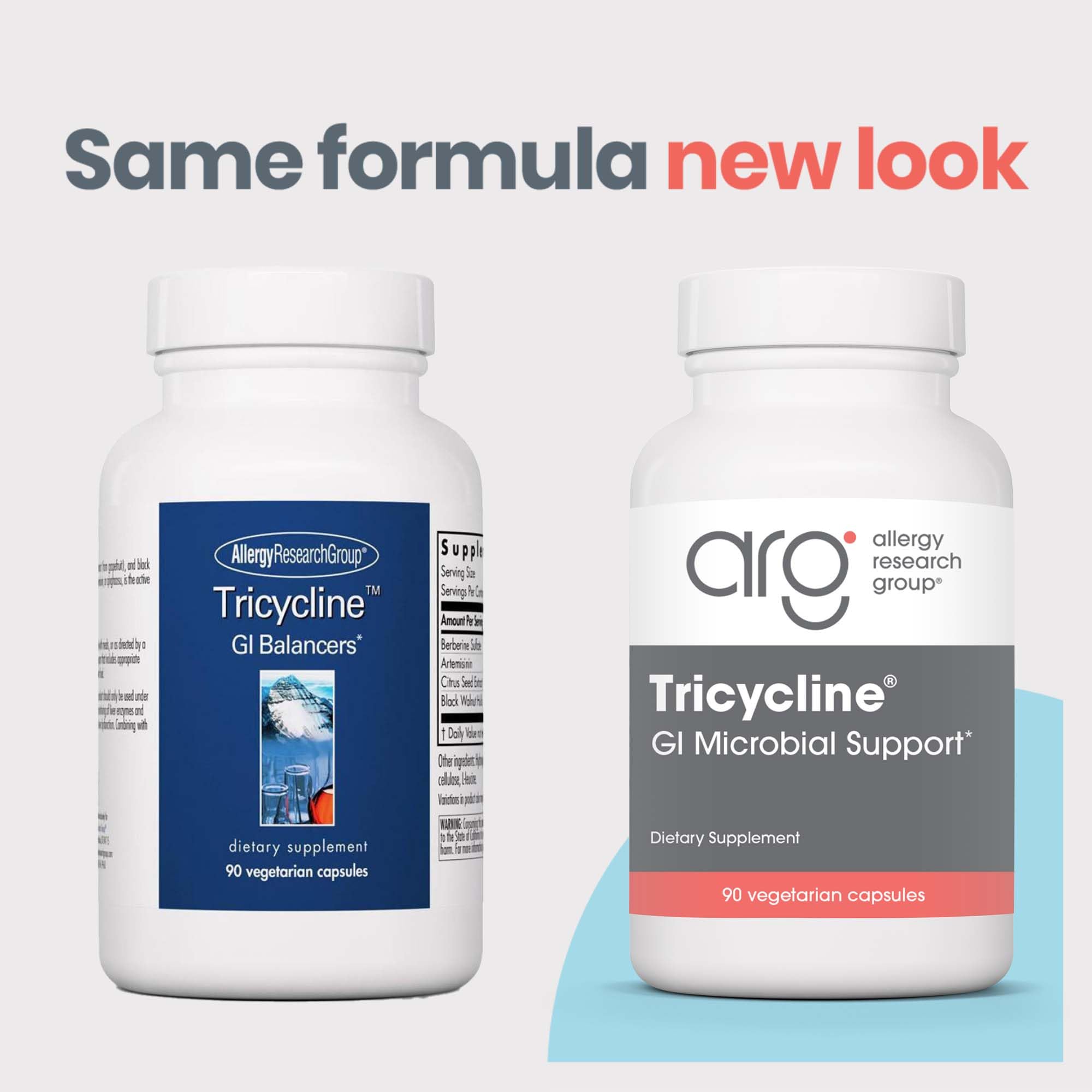 Tricycline front label by Allergy Research Group