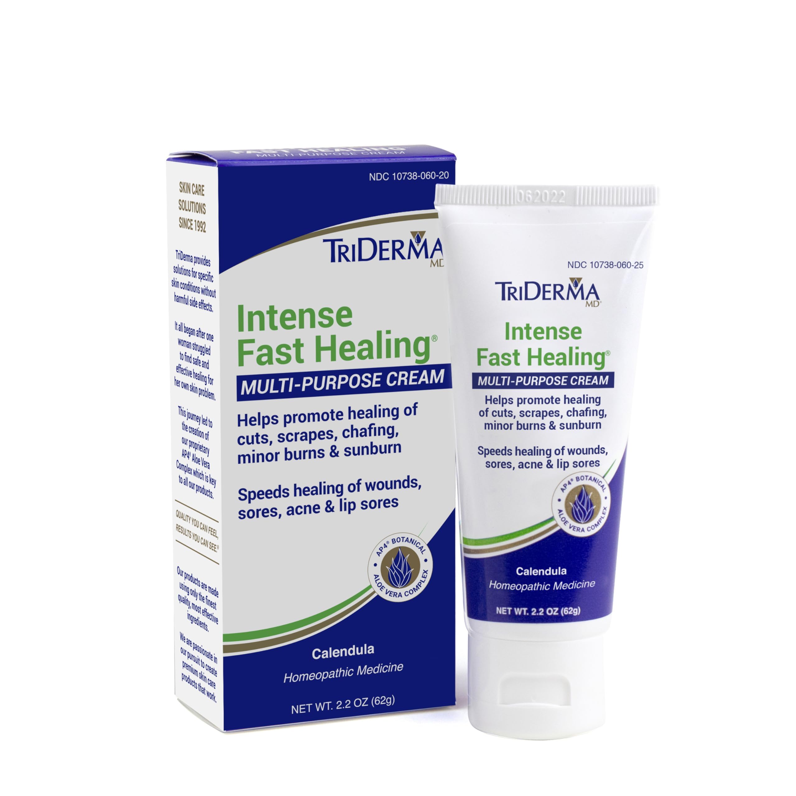 TriDerma MD Intense Fast Healing Cream ready in a travel bag