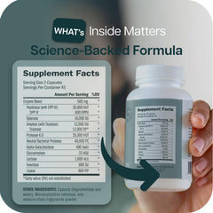 Close-up of TriEnza capsules inside the bottle