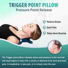 Compact, portable Trigger Point Pillow suitable for travel
