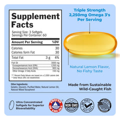 Omega-3 triglyceride form with EPA and DHA