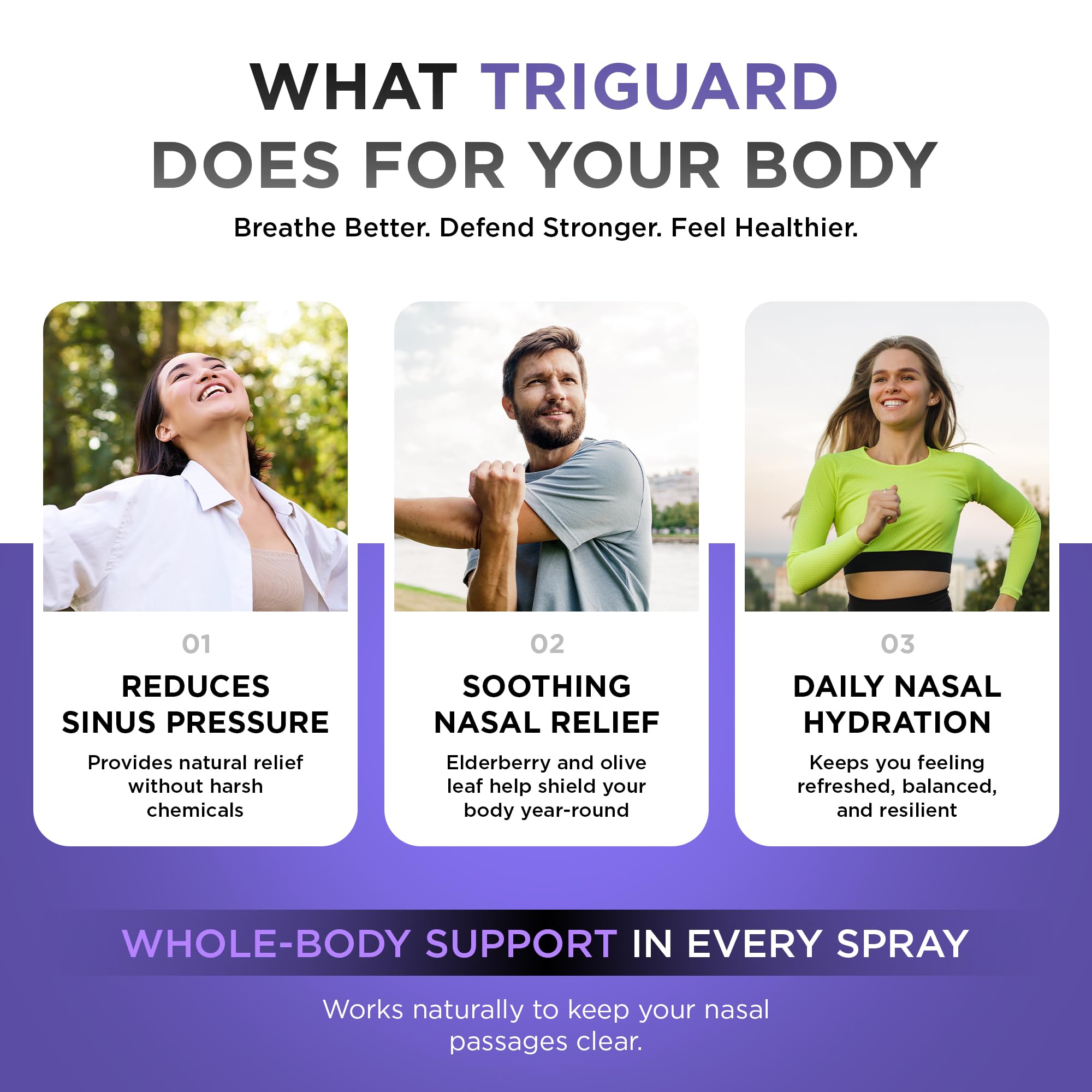 Made in USA packaging for TriGuard Plus