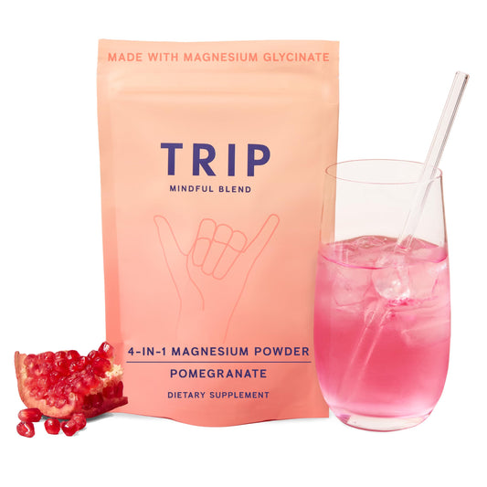 Front view of TRIP Magnesium powder pouch