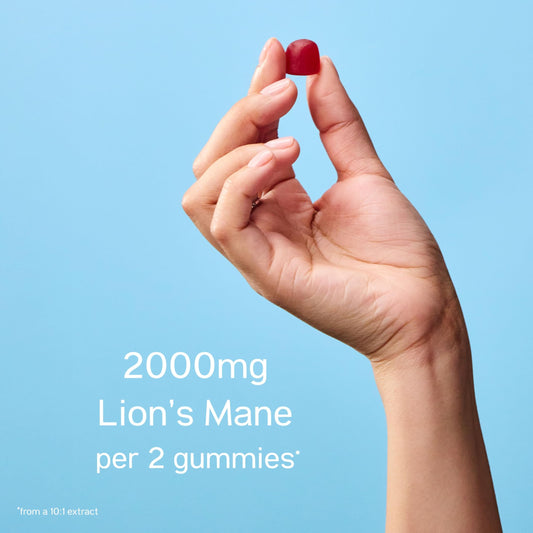 Close-up of raspberry-flavored gummy