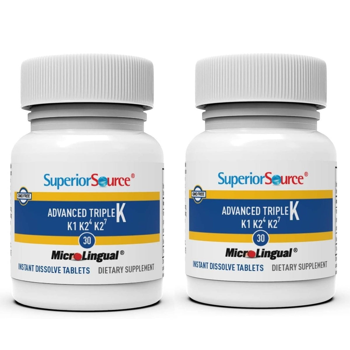 Front view of Superior Source Triple K 2-Pack bottle