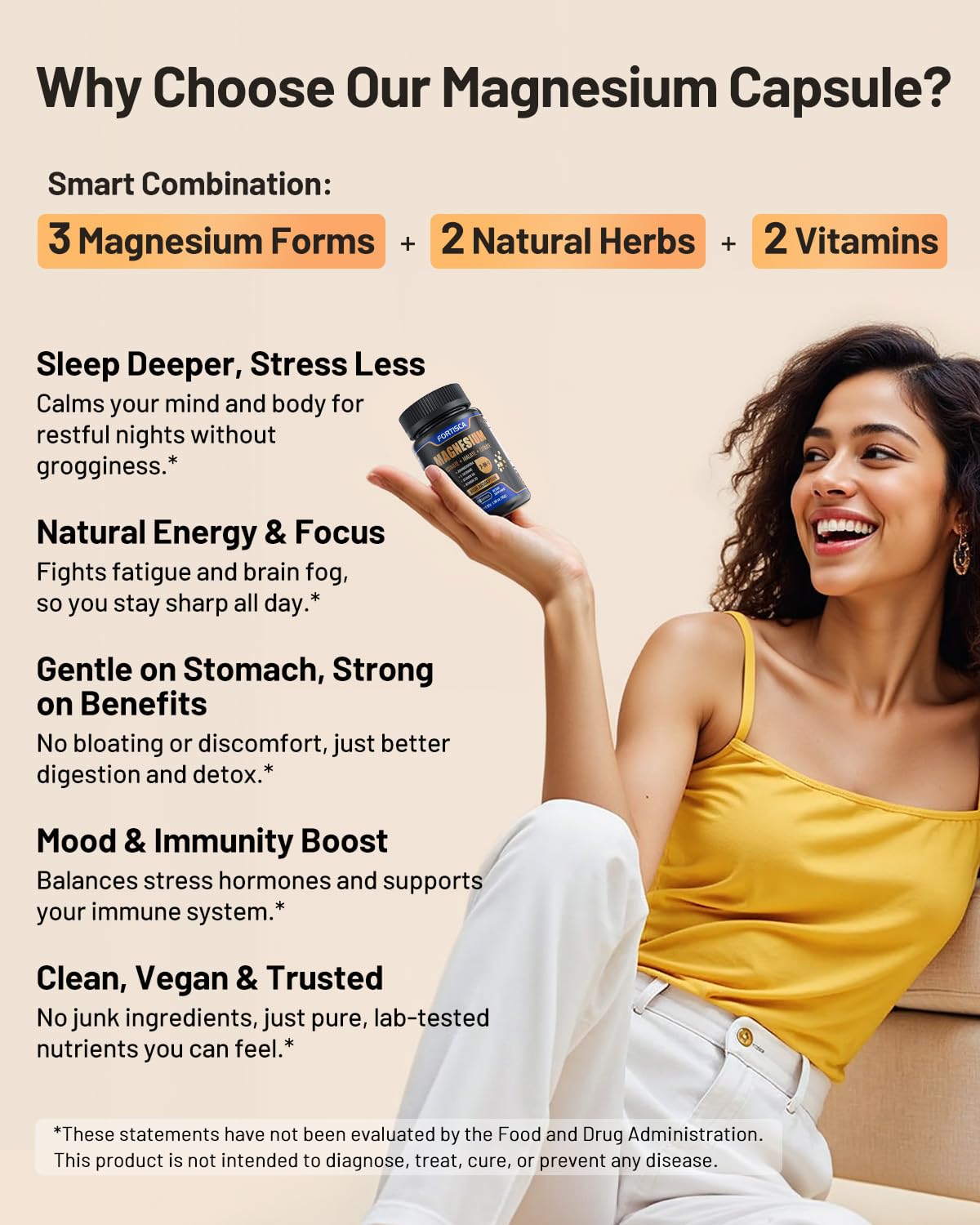 Magnesium malate and citrate for energy production